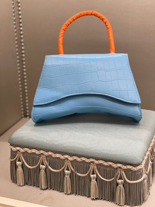 Blue & Orange Handbag
